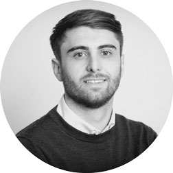 Billy Clackers black and white headshot