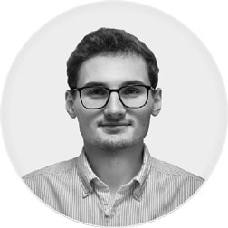 Robert Buckley black and white headshot